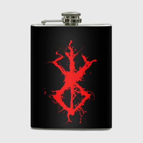 Фляга Berserk logo elements red