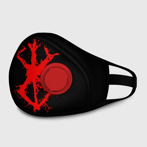 Маска из неопрена Berserk logo elements red
