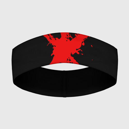 Повязка на голову 3D Berserk logo elements red