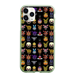 Чехол для iPhone 11 Pro Max матовый Five Nights at Freddy