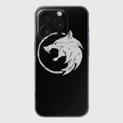 Чехол для iPhone 16 Pro Max силиконовый с защитой камеры Ведьмак