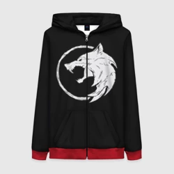 Женская толстовка 3D на молнии Ведьмак