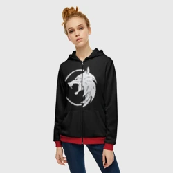 Женская толстовка 3D на молнии Ведьмак - фото 2