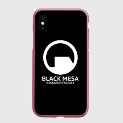 Чехол для iPhone XS Max матовый Black Mesa