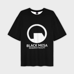 Мужская футболка oversize 3D Black Mesa