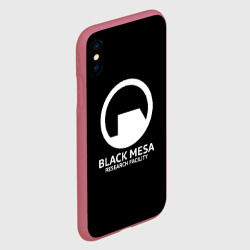 Чехол для iPhone XS Max матовый Black Mesa - фото 2