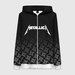 Женская толстовка 3D на молнии Metallica