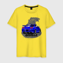Мужская футболка хлопок R34 Godzilla