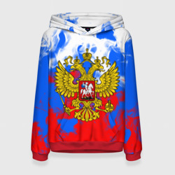 Женская толстовка 3D Russia Flame Collection