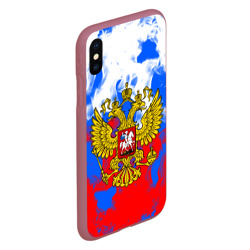Чехол для iPhone XS Max матовый Russia Flame Collection - фото 2