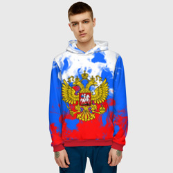 Мужская толстовка 3D Russia Flame Collection - фото 2