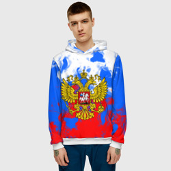 Мужская толстовка 3D Russia Flame Collection - фото 2