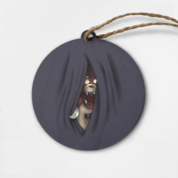 Деревянная игрушка круг Five Nights at Freddy