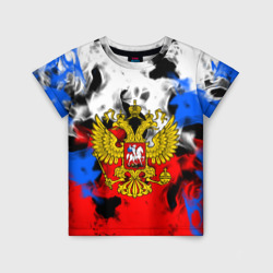 Детская футболка 3D Russia Flame Collection