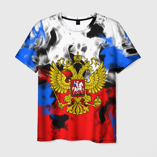 Мужская футболка 3D Russia Flame Collection