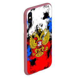 Чехол для iPhone XS Max матовый Russia Flame Collection - фото 2