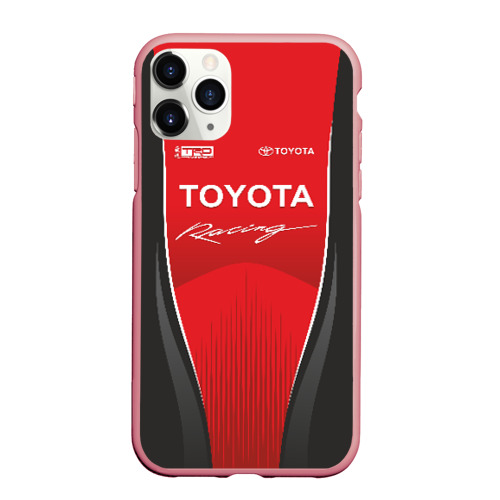 Чехол для iPhone 11 Pro Max матовый Toyota Racing, цвет баблгам