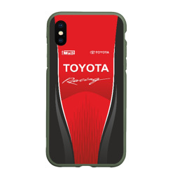 Чехол для iPhone XS Max матовый Toyota Racing
