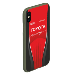 Чехол для iPhone XS Max матовый Toyota Racing - фото 2