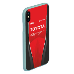 Чехол для iPhone XS Max матовый Toyota Racing - фото 2