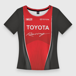 Женская футболка 3D Slim Toyota Racing