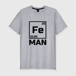 Железный человек – Мужская футболка хлопок Slim с принтом купить