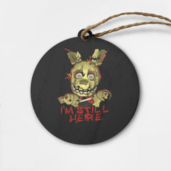 Деревянная игрушка круг FNAF Five nights at Freddy's ФНАФ