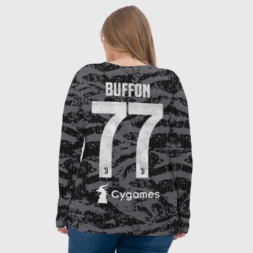 Женский лонгслив 3D Buffon away 19-20, цвет 3D печать - фото 7