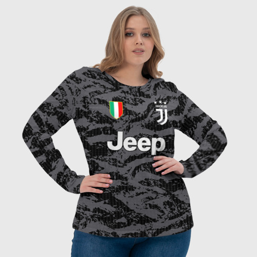 Женский лонгслив 3D Buffon away 19-20, цвет 3D печать - фото 6