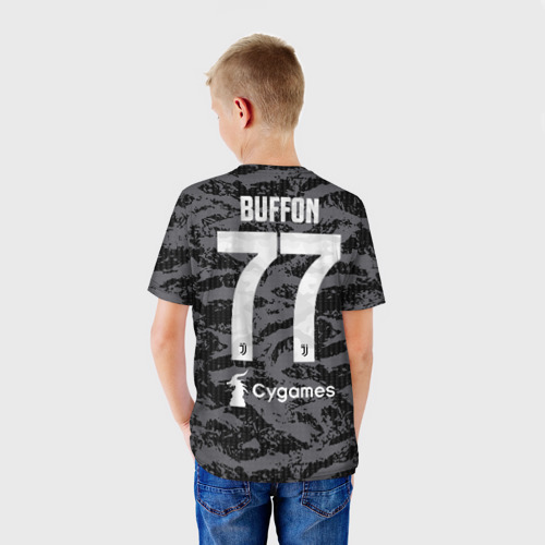 Детская футболка 3D Buffon away 19-20, цвет 3D печать - фото 4