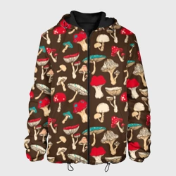 Мужская куртка 3D Грибы