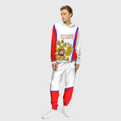 Мужской костюм с толстовкой 3D Russia Sport - фото 2