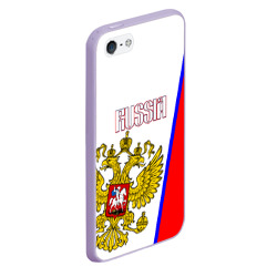 Чехол для iPhone 5/5S матовый Russia Sport - фото 2