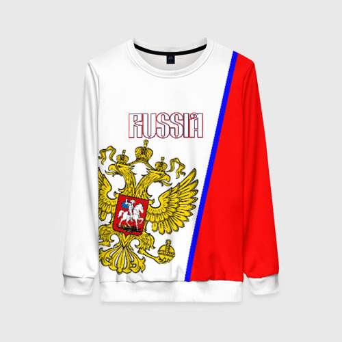 Женский свитшот 3D Russia Sport, цвет 3D печать