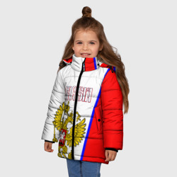 Зимняя куртка для девочек 3D Russia Sport - фото 2
