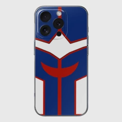 Чехол для iPhone 16 Pro Max силиконовый с защитой камеры All might My hero academia косплей костюм для образа