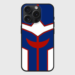 Чехол силиконовый для Apple iPhone 15 Pro Мax матовый All might My hero academia косплей костюм для образа