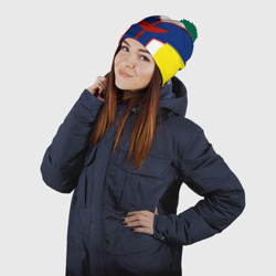 Шапка 3D c помпоном All might My hero academia косплей костюм для образа - фото 2