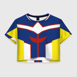 Женская футболка Crop-top 3D All might my hero academia косплей костюм для образа