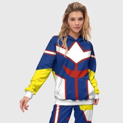 Женский костюм с толстовкой 3D All might My hero academia косплей костюм для образа - фото 2