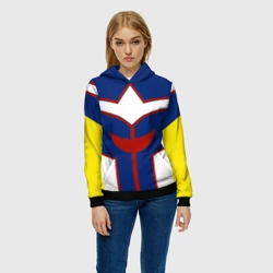 Женская толстовка 3D All might My hero academia косплей костюм для образа - фото 2