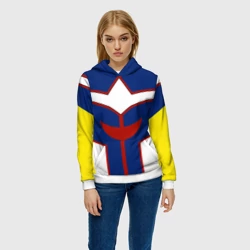 Женская толстовка 3D All might My hero academia косплей костюм для образа - фото 2