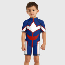 Детский купальный костюм 3D All might My hero academia косплей костюм для образа - фото 2