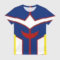 Женская футболка 3D All might My hero academia косплей костюм для образа