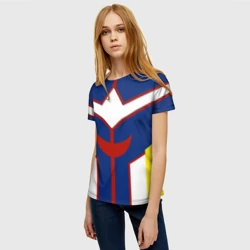 Женская футболка 3D All might My hero academia косплей костюм для образа - фото 2