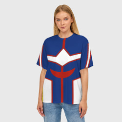 Женская футболка oversize 3D All might my hero academia косплей костюм для образа - фото 2