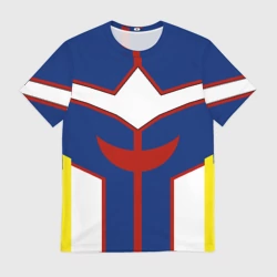Мужская футболка 3D All might My hero academia косплей костюм для образа