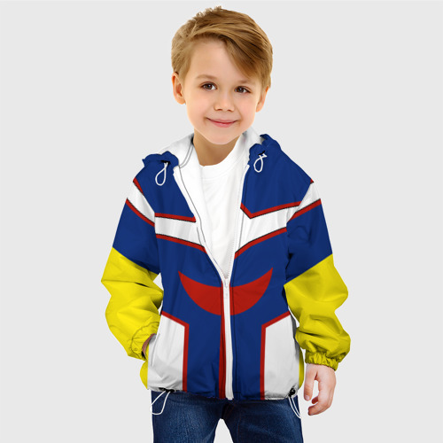 Детская куртка 3D All might my hero academia косплей костюм для образа, цвет белый - фото 3
