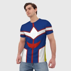 Мужская футболка 3D All might My hero academia косплей костюм для образа - фото 2
