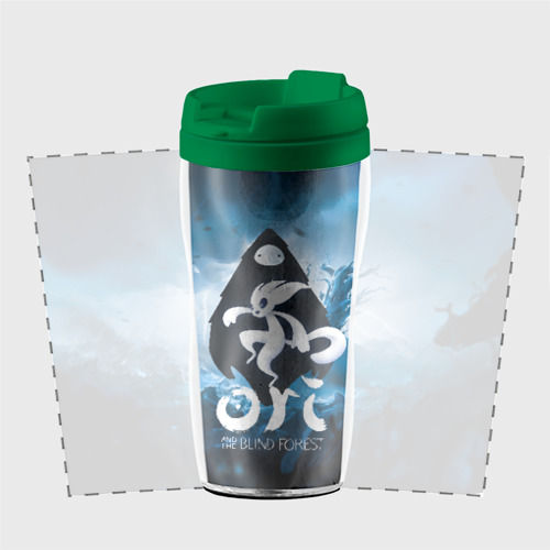 Термокружка-непроливайка Ori logo game, цвет зеленый - фото 2